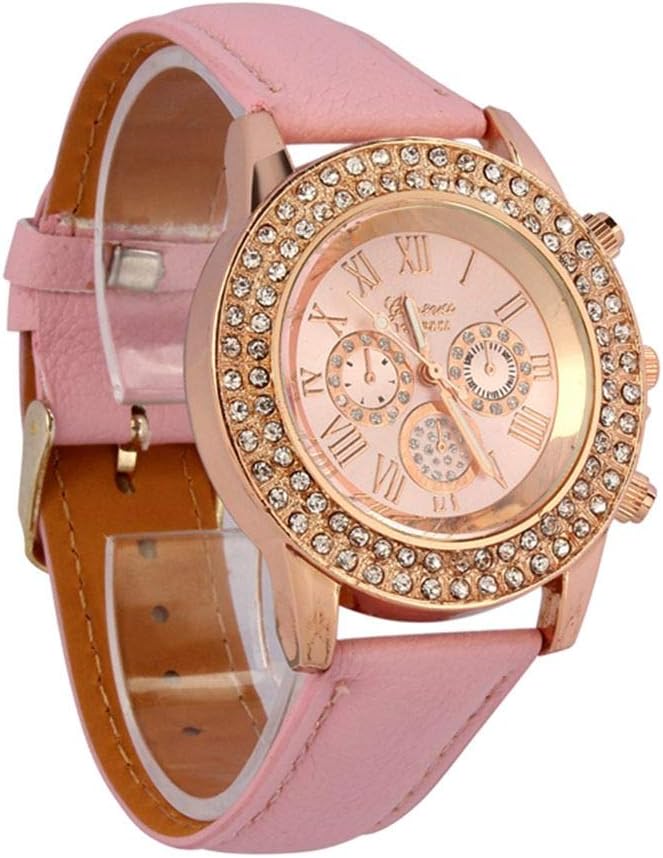 Watches for Women, Stekima Fashion Crystal Analog Display Dial Quartz Watches for Women Ladies Bracelet Bangle Wrist Watches for Party Club Casual Watches Stainless Steel
