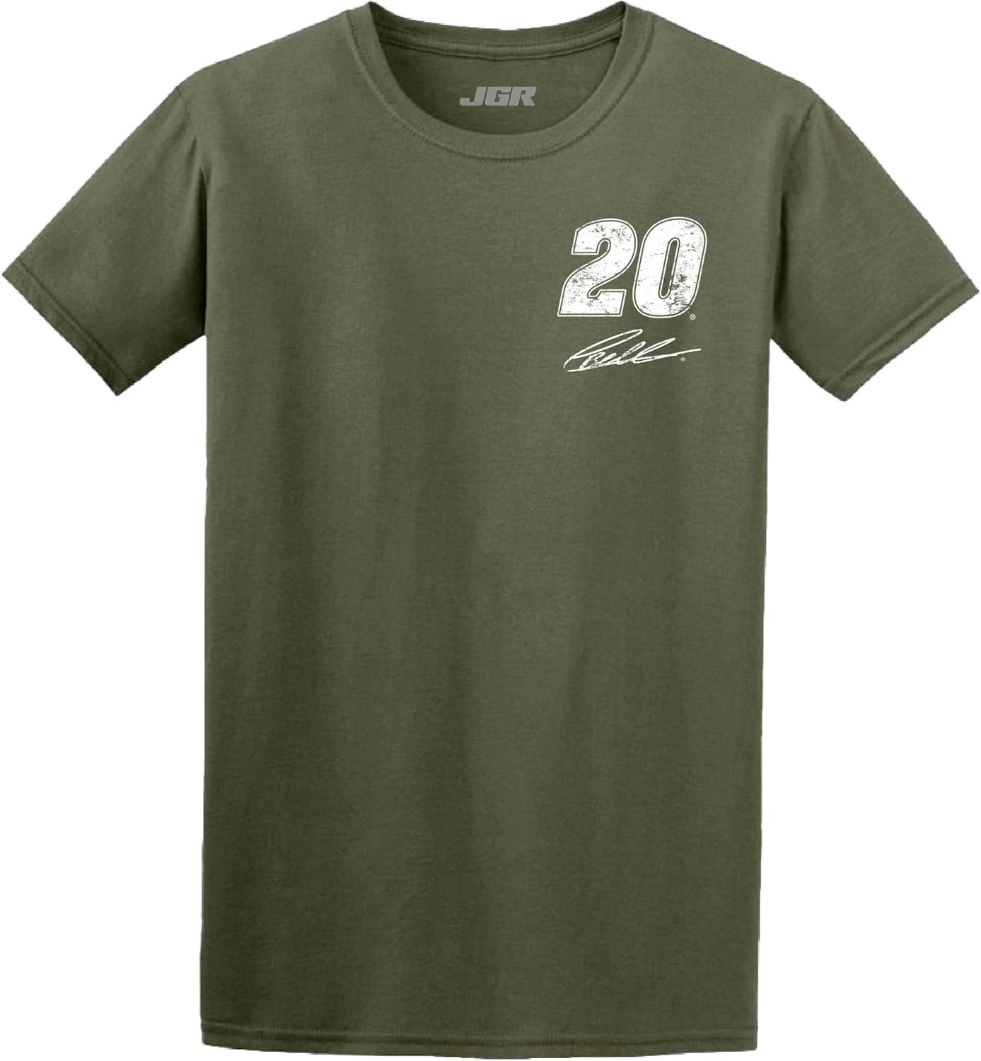 Checkered Flag Sports Christopher Bell 2026 Born in The USA Military Green #20 T-Shirt