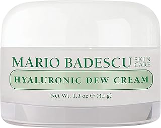 Mario Badescu Oil Free Hyaluronic Dew Cream | Hydrating Face Cream Formulated with Squalane for a Dewy Glow | 1.5 Oz