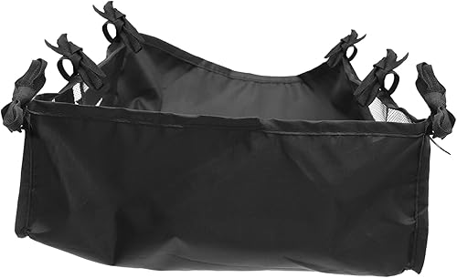 Cesta de almacenamiento inferior para cochecito universal Bolsa de red de almacenamiento para cochecito 35 x 32 x 15 organizador de cochecito para