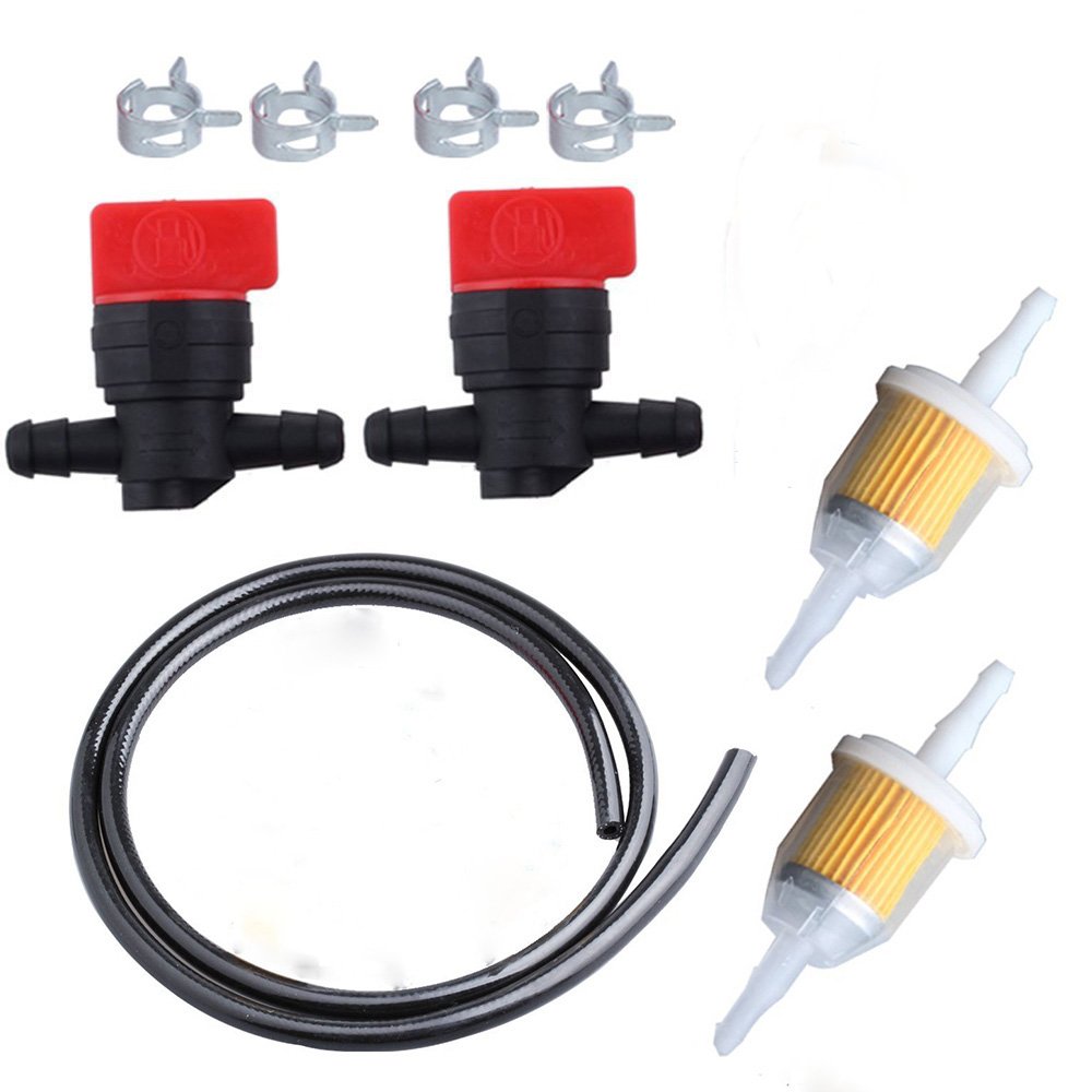 OxoxO Fuel Line with 25 050 22-S Fuel Filter 494768 698183 Fuel Shut-off Valve for Kohler Engines Lawn Mower Parts