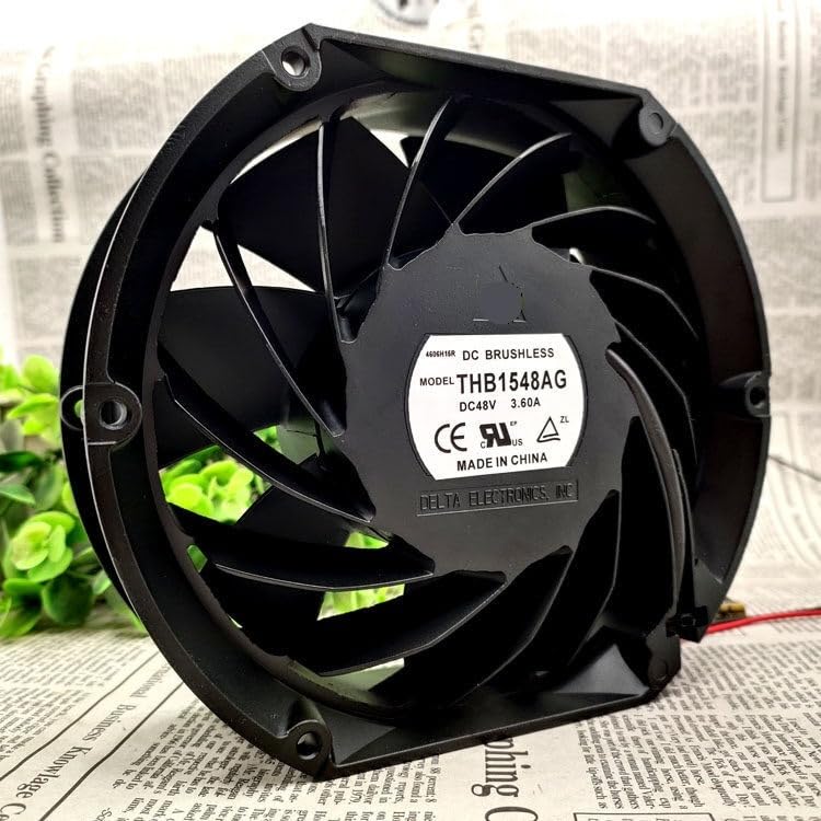 for THB1548AG DC 48V 3.60A 172×150×51mm 17CM High Airflow Booster Fan for Automotive & Industrial Use(4 Wire E3)
