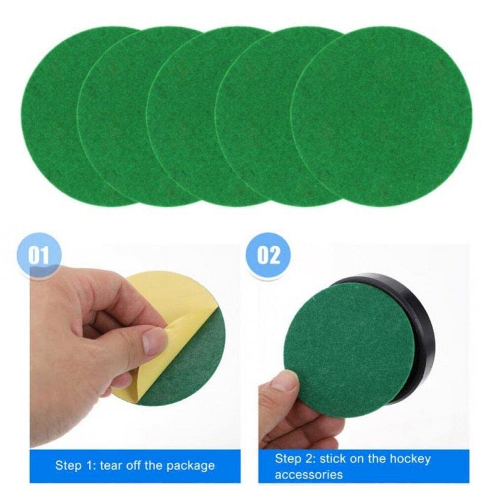 10 Pcs 94 Mm Air Hockey Mallet De Fieltro De Fieltro De Reemplazo Pushers De Hockey De Aire Pellatores Adhesivo Agreta Adhesivo para Air Hockey
