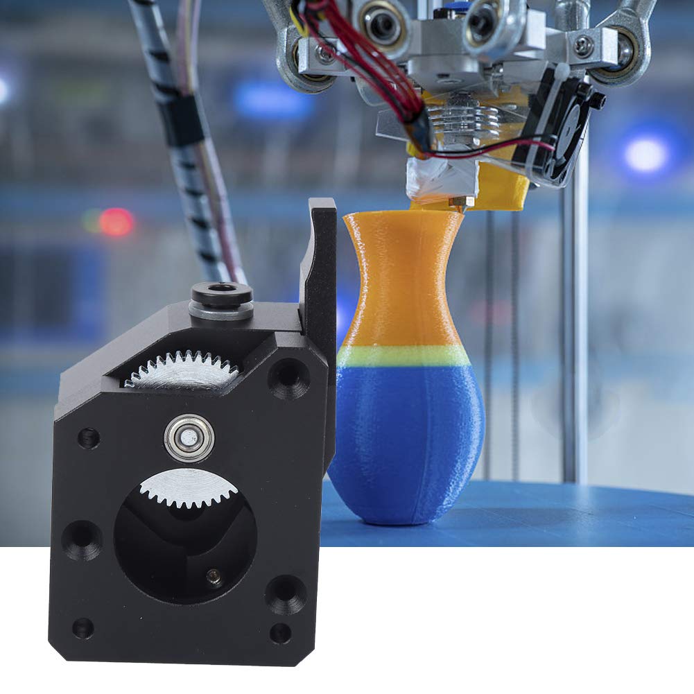 Aluminiowa wytłaczarka z podwójnym podawaniem Akcesoria do drukarek 3D - Zespół przekładni redukcyjnej zapewniający zwiększone skręcanie i zmniejszone obciążenie silnika - Zawiera
