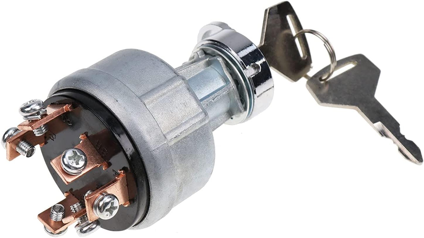 Solarhome Ignition Starter Switch 1700100023 1700100052 1700100072 Keys H806 Compatible with Takeuchi TL130 TL150 TB125 TB135 TB145 TB175 TB228 TB235 TB250 Excavator Digger