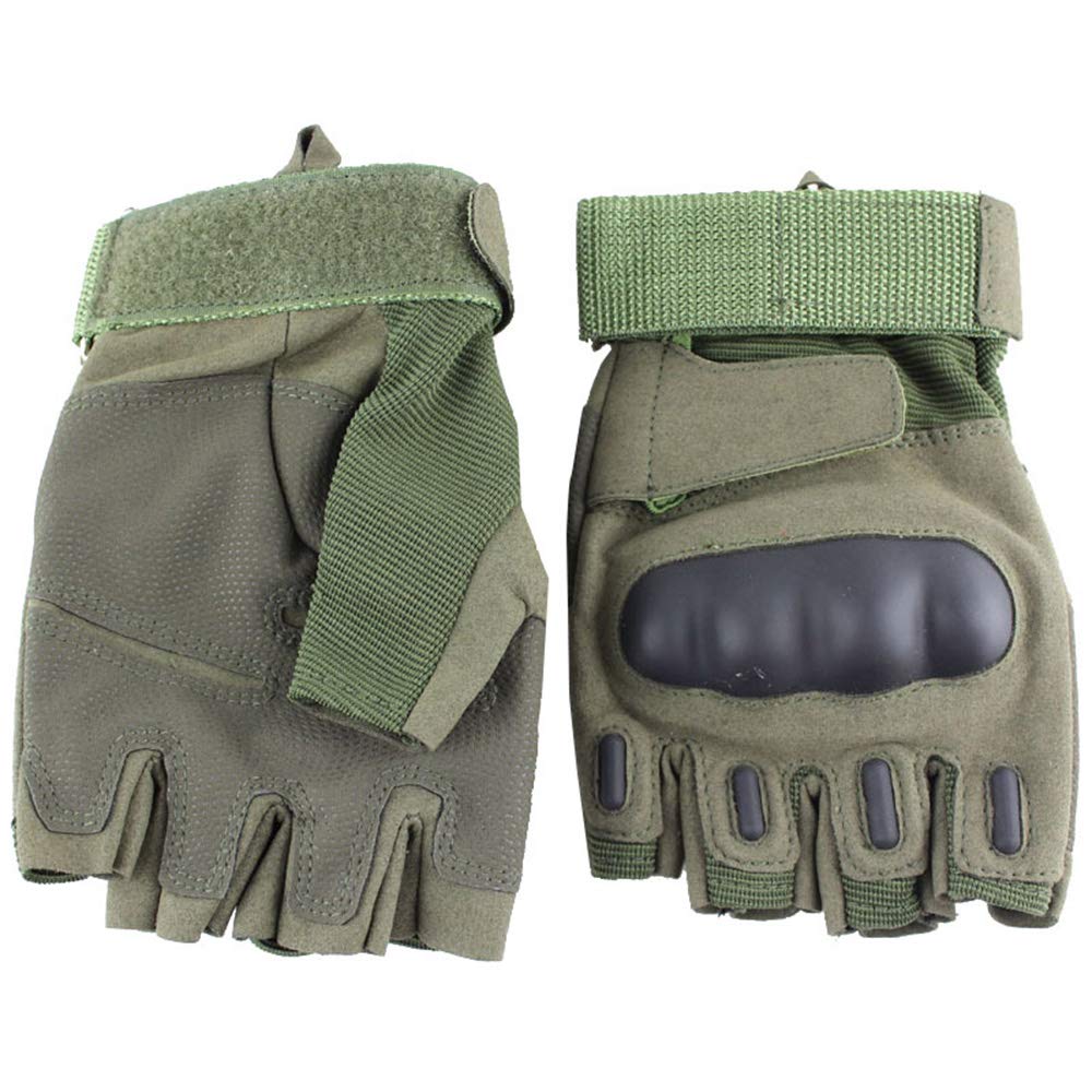 Outdoor Sports Motorcycle Cycling Gloves Airsoft Shooting Hunting Tactical Gloves - Green - XL