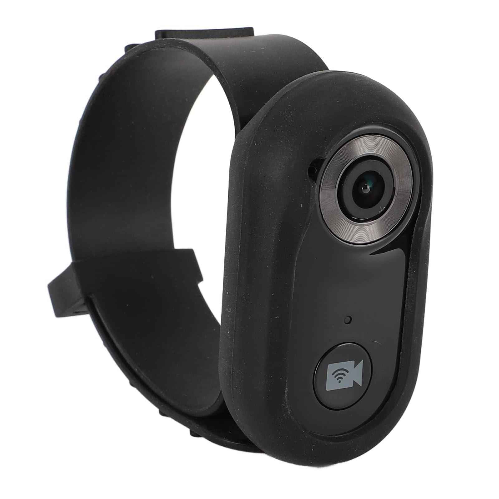 gugxiom cat collar camera, 1080p hd 2.4g pet pov camera with app, black