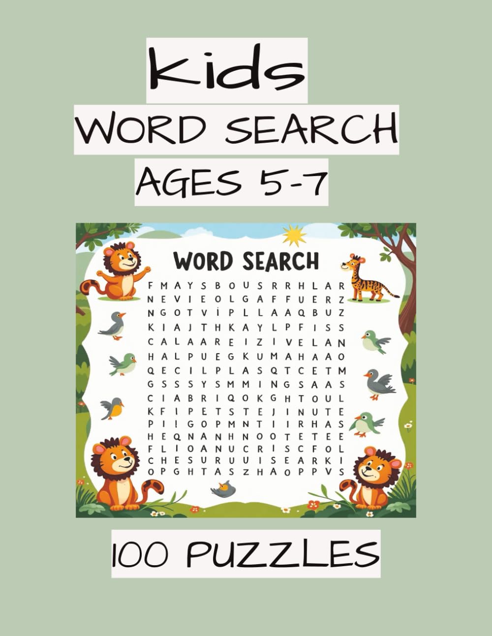 Kids Word Search: Ages 5-7 1000 Words