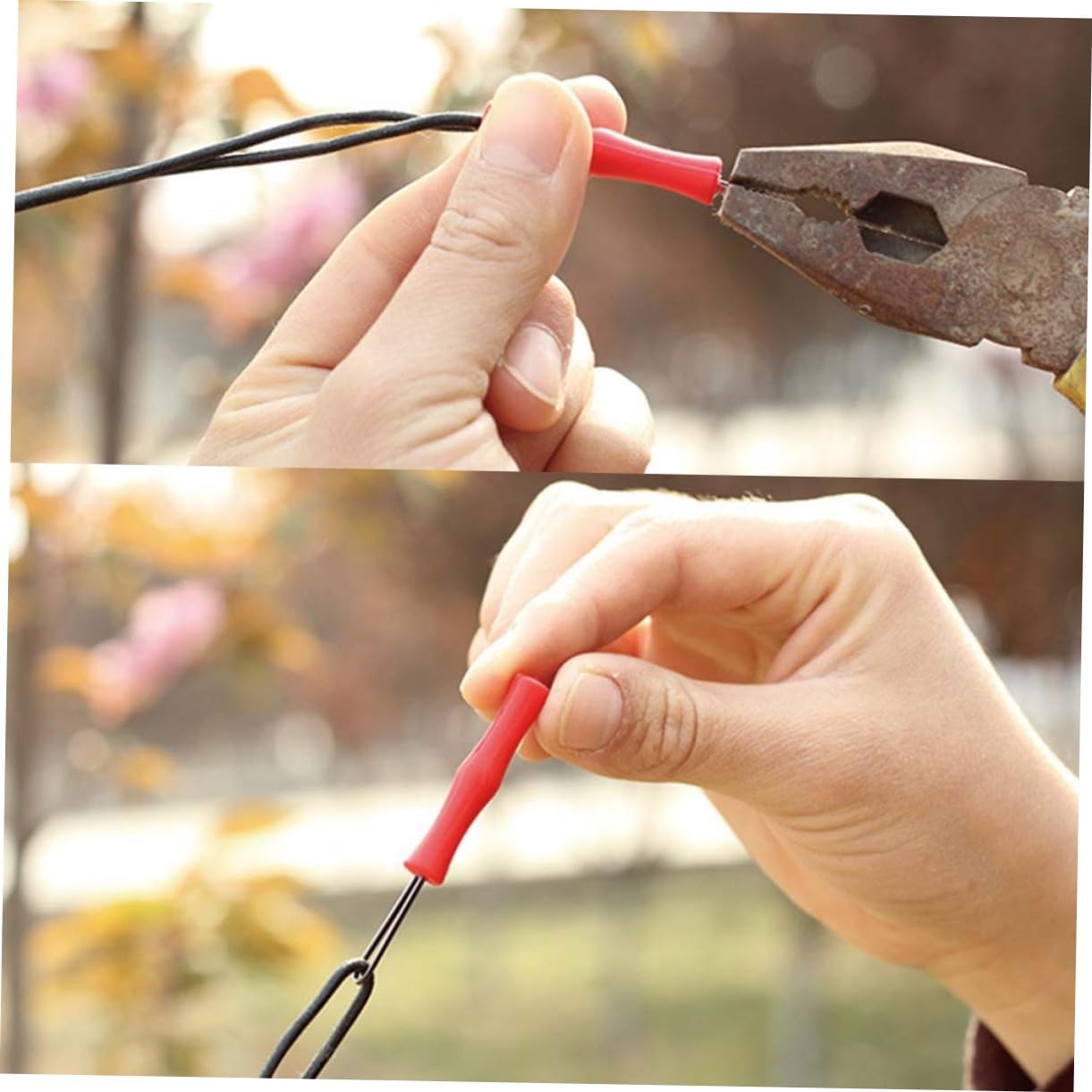 KOMBIUDA Finger Saver Silicone Bowstring Protector 5 Pack for Bowfishing Kit Accessories