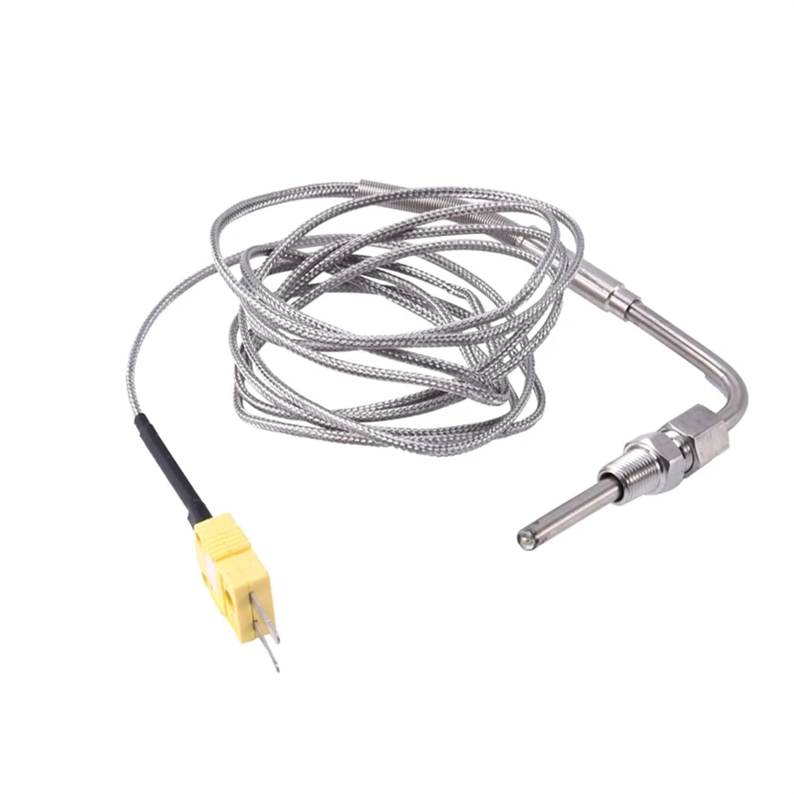 Capteur de température gaz d'échappement EGT type K avec sonde inox 2m et filetage 1/8 NPT