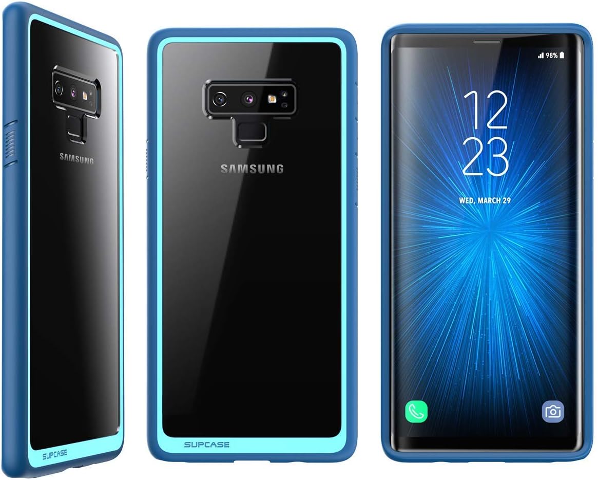 Galaxy Note9 Unicorn Beetle Style Slim Clear Case-Navy