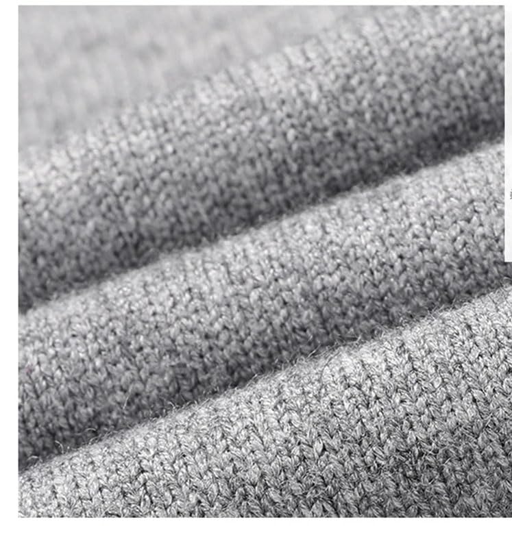 Men V Neck Knit Pullover Autumn-Winter Soft Business Casual Bottoming Sweater2