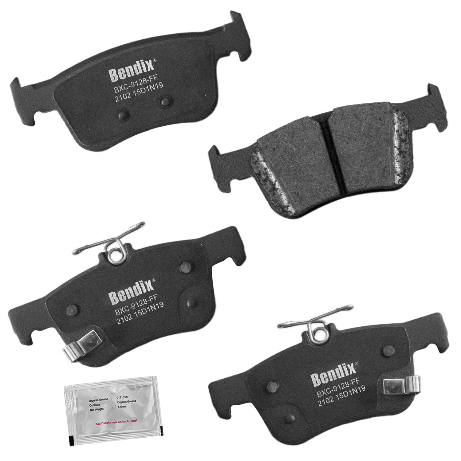 Amazon.com: Bendix Priority1 CFC2102 Ceramic Rear Brake Pads