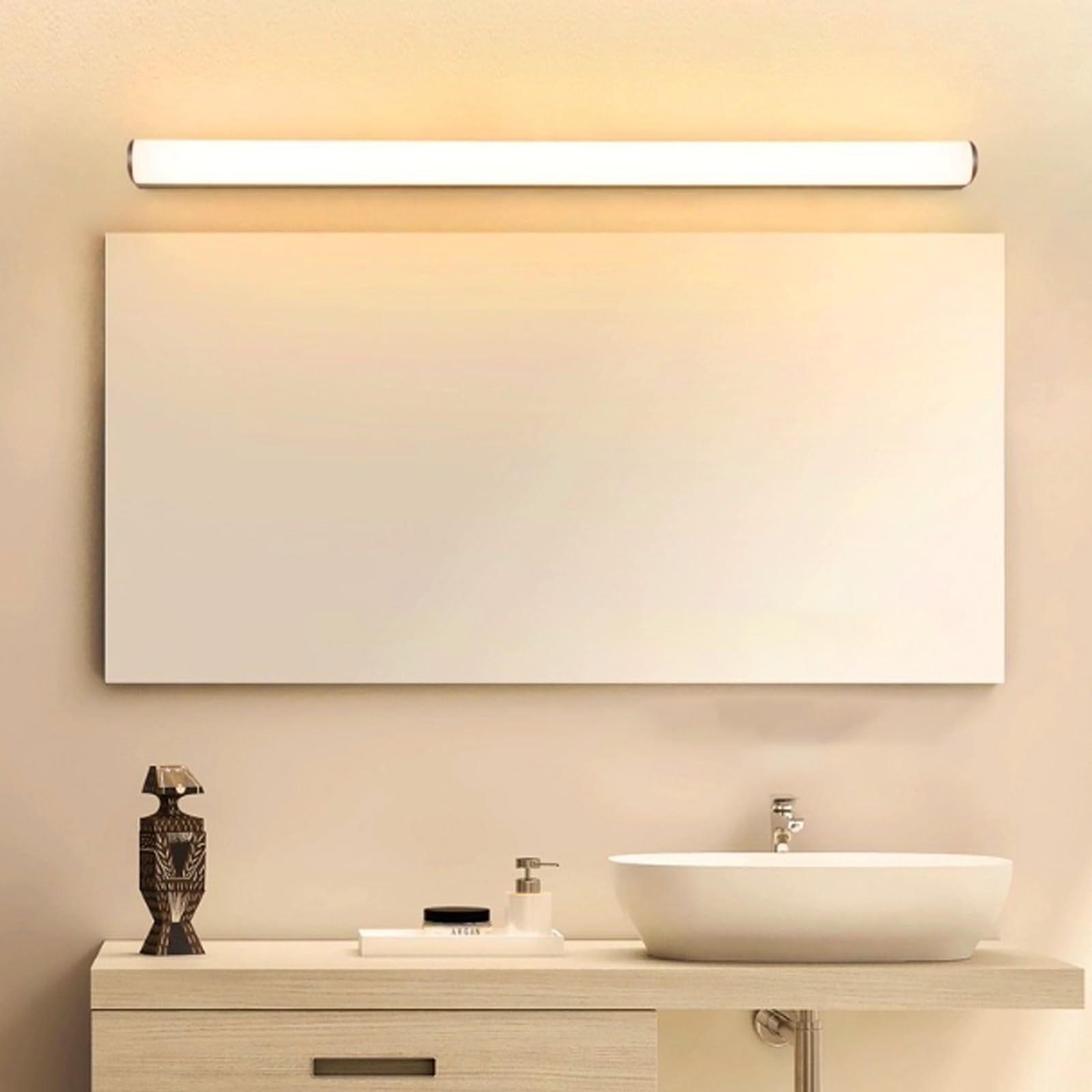 Luz de pared rectangular moderna de 60cm impermeable para pasillos y espejos 8