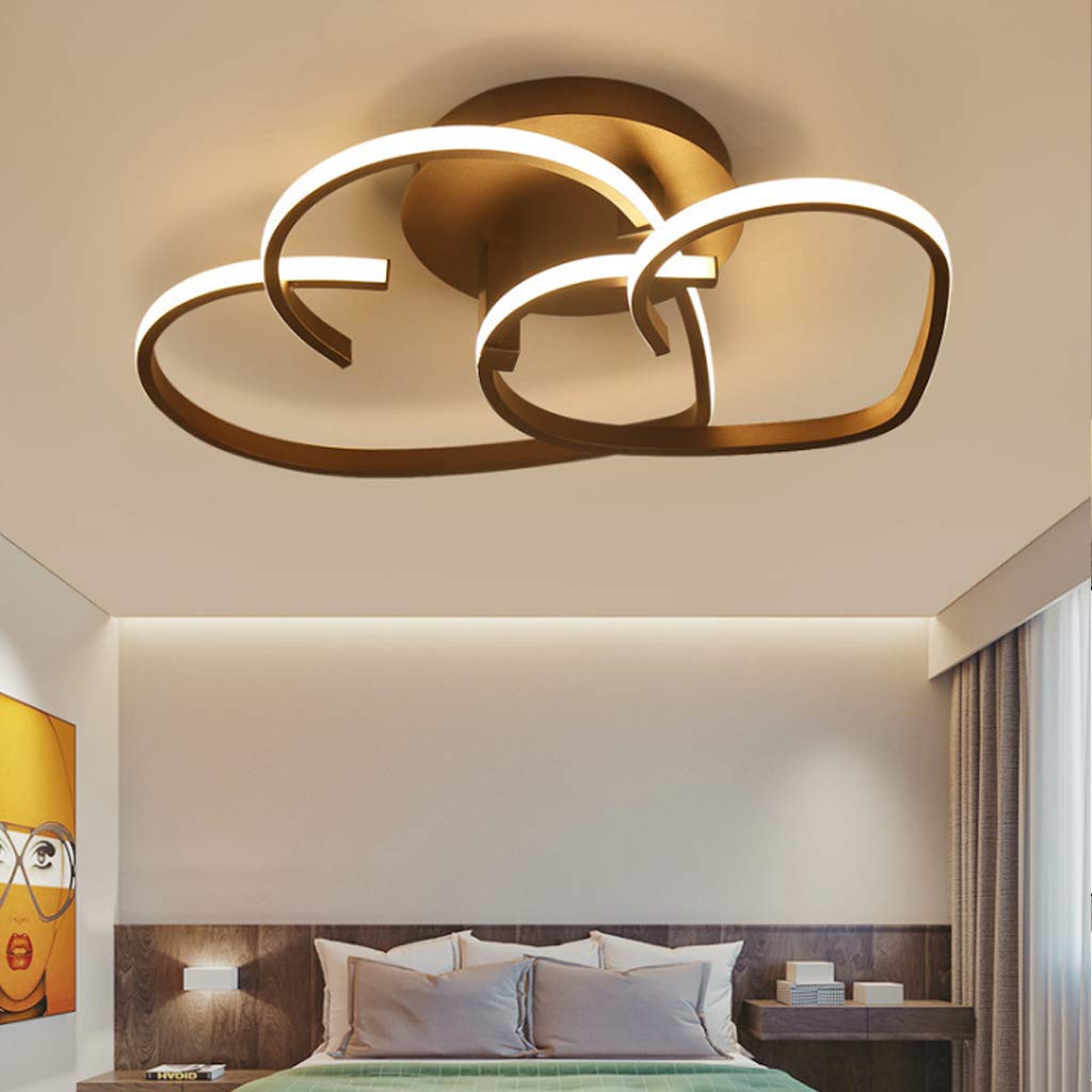 Lampa sufitowa LED, ściemniana, lampa do pokoju dziecięcego, dla dziewcząt, do sypialni, lampy z pilotem zdalnego sterowania, miłość serca, designerska lampa akrylowa, metal, lampa sufitowa do kuchni, jadalni, dekoracja, 55 cm