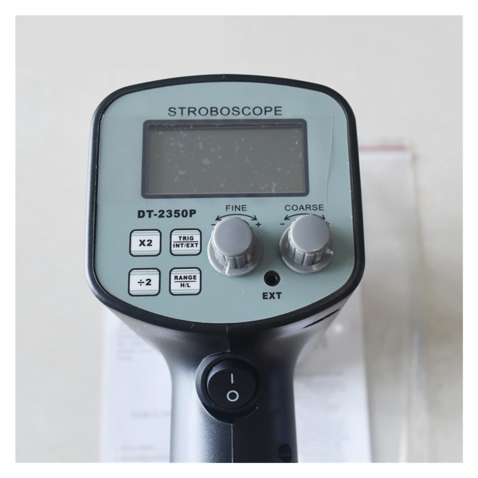 Cyfrowy stroboskop ręczny DT-2350PA LED Flash Strobe Tachometr nieokontaktowy miara prędkości rotacyjnej Analizator Flash Zakres 50-12000 FPM Pomiar bezdotykowy