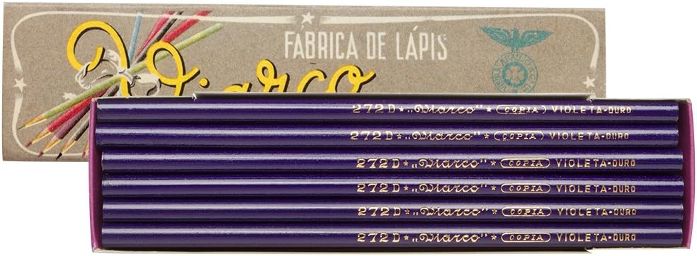 Viarco : Vintage Copying Pencil : Pack of 12 HB : Violet