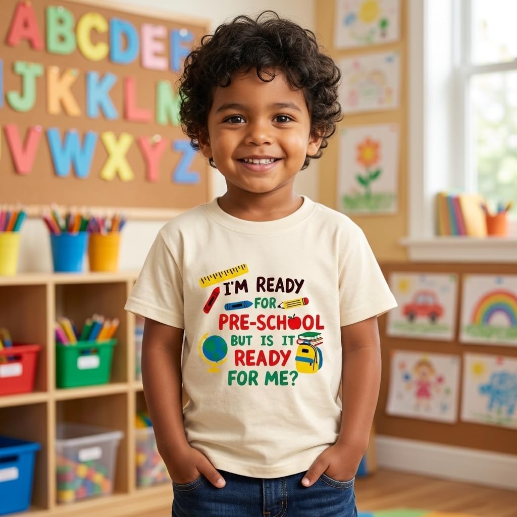 First Day of Pre-K Shirt Kids – Hello Pre K T-Shirt Boys Girls Toddler Preschool Tee 3T-6T