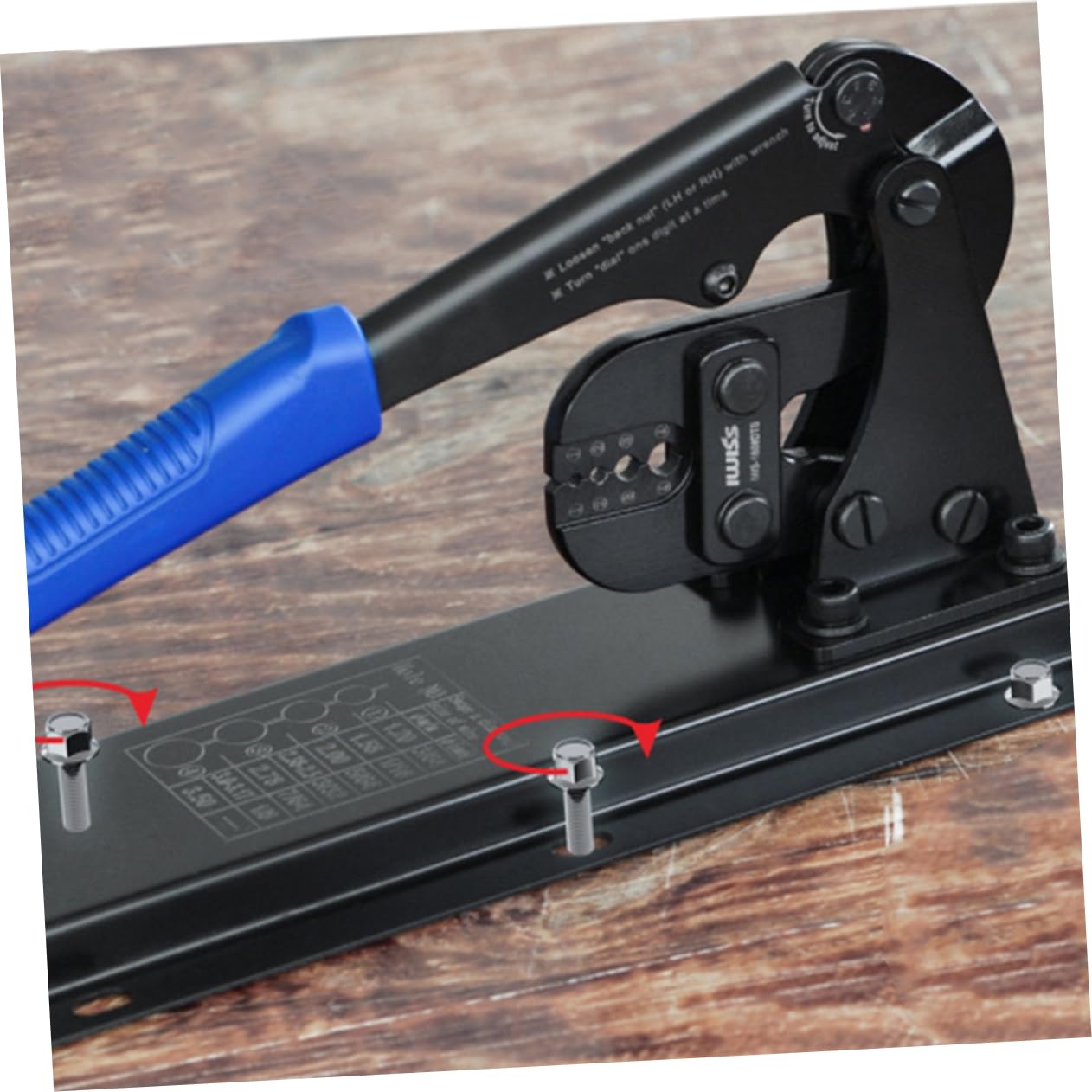 Pinza Crimpatrice Per Cavi Metallici Con Manicotto in Alluminio A Forma Di 8 Per Elettricisti
