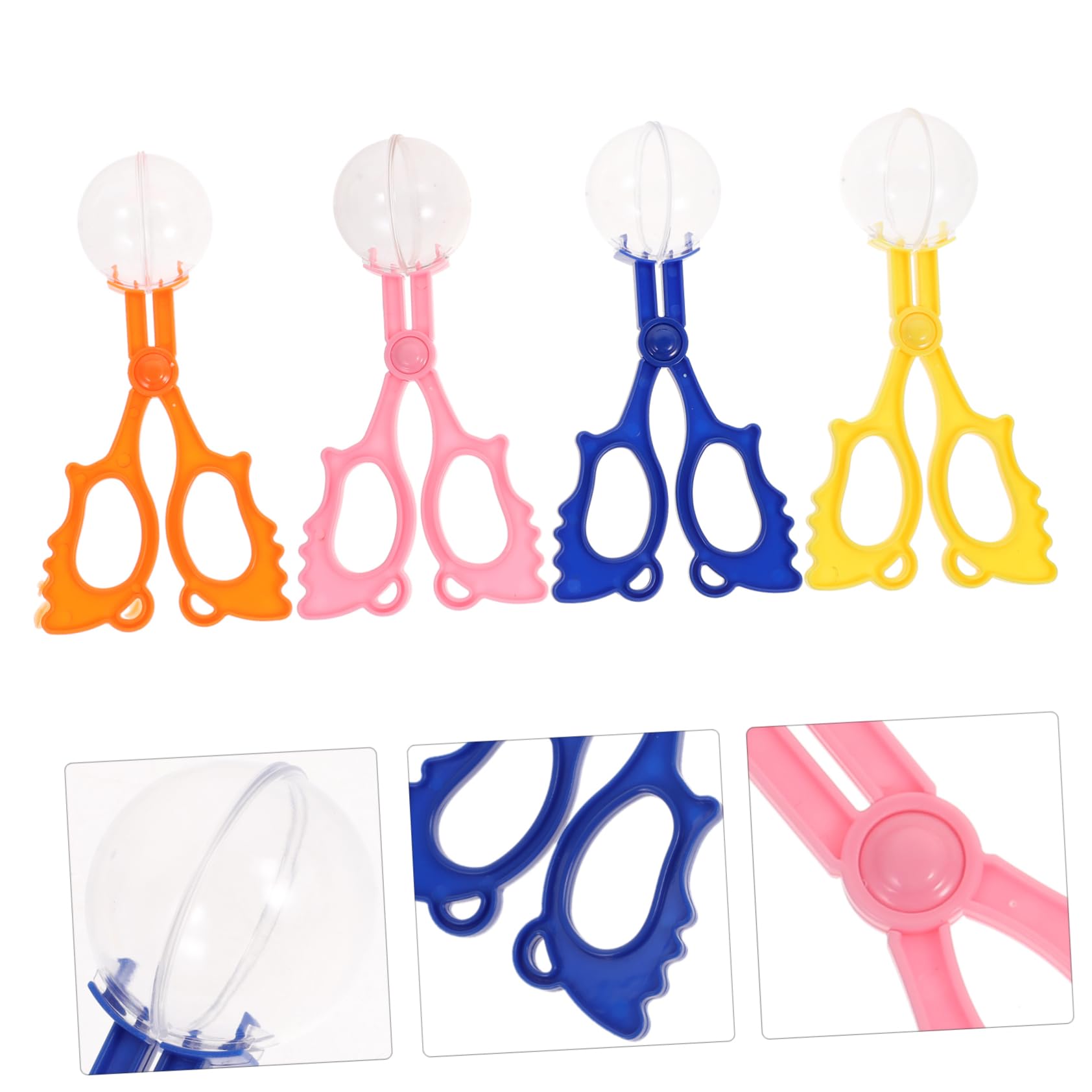 UPKOCH 8 Pièces Ciseaux Anti-Insectes Jouets De Motricité Fine Moule Cisailles Électriques Fabricant De Boules De Neige Ciseaux à Pelle Extérieur Cuillère Enfant
