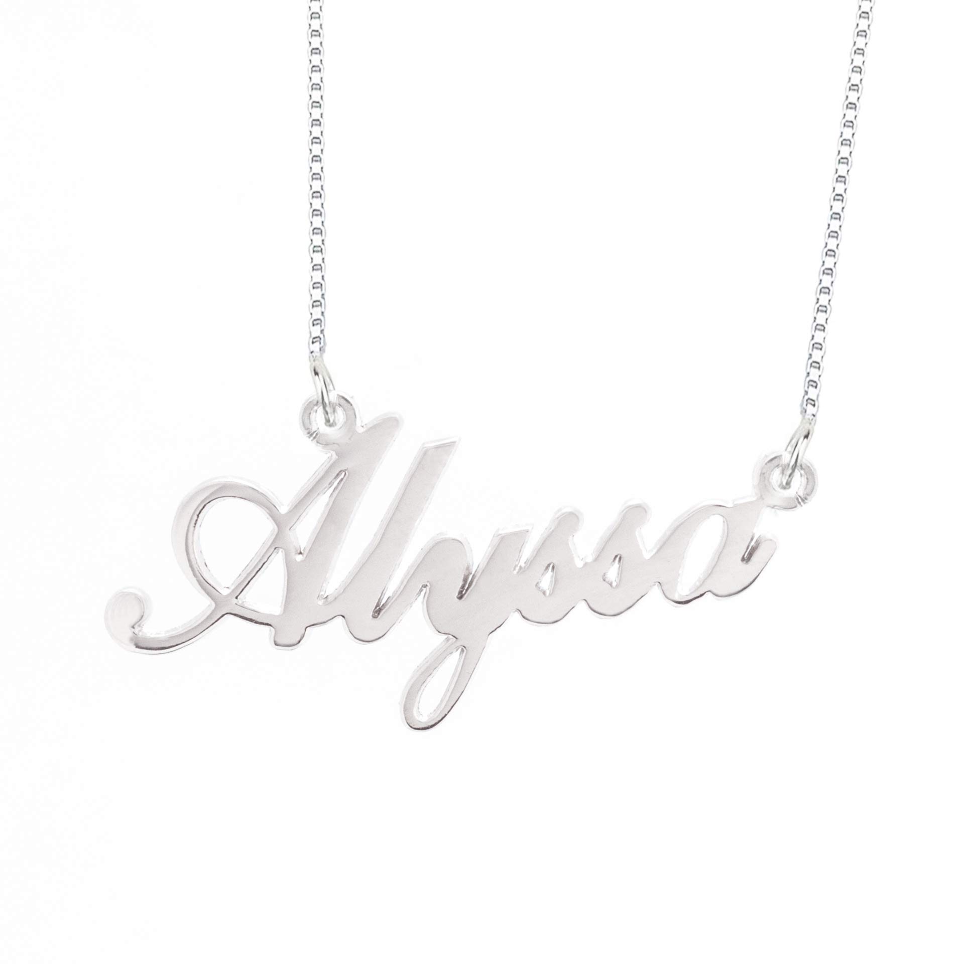 Lutilo 925 Sterling Sliver Custom Name Necklace Personalized Initial Necklaces Pendant Jewelry Gift for Her