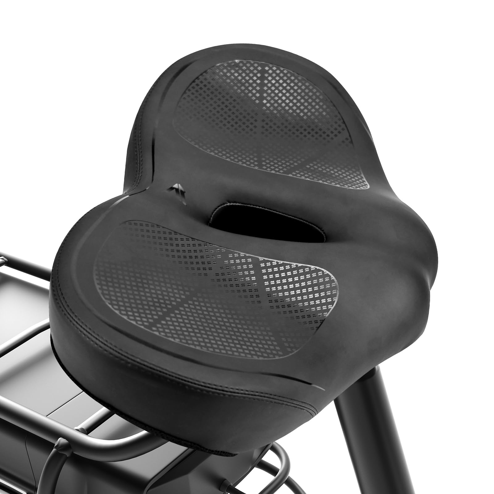 Selle de vélo surdimensionnée confortable pour homme et femme, selle de vélo d'appartement extra large, selle de vélo de rechange universelle pour vélo de ville, vélo d'appartement, VTT