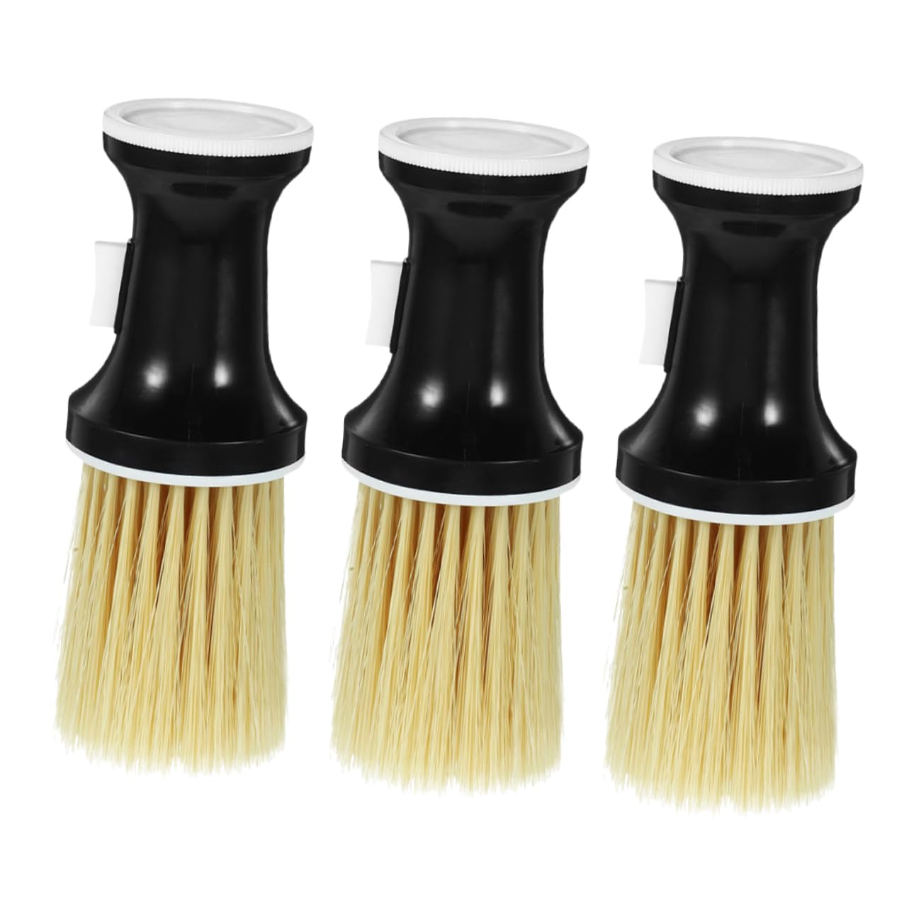 TOVINANNA 3pcs Hair Cleansing Neck Brush Soft Barber Hair Professional Barber Brush for Salons Home Use Cutting Shaving