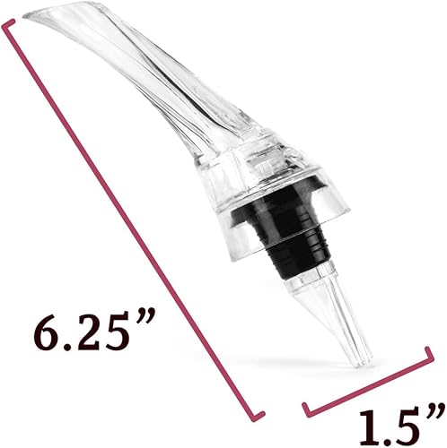 Miniatura 7 de Cocktailor Clear - Boquilla aireadora de vino, vertedor y decantador de aireación de primera calidad, accesorio para botella de vino