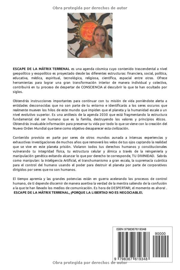 Miniatura 2 de ESCAPE DE LA MATRIX TERRENAL PORQUE LA LIBERTAD NO ES NEGOCIABLE! (Spanish Edition)