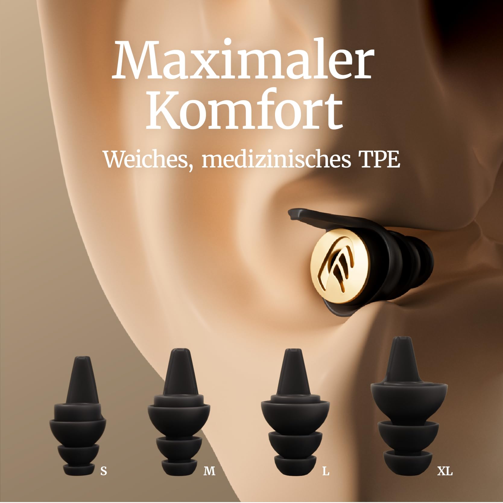 DYNAMIC Full Pack Gehörschutz - Wiederverwendbar - 4 verschiedene Filter | Mehrere, leicht austauschbare Filter - Gestalte dein eigenes Erlebnis - Für alle denkbaren Anwendungen - 4 Größen