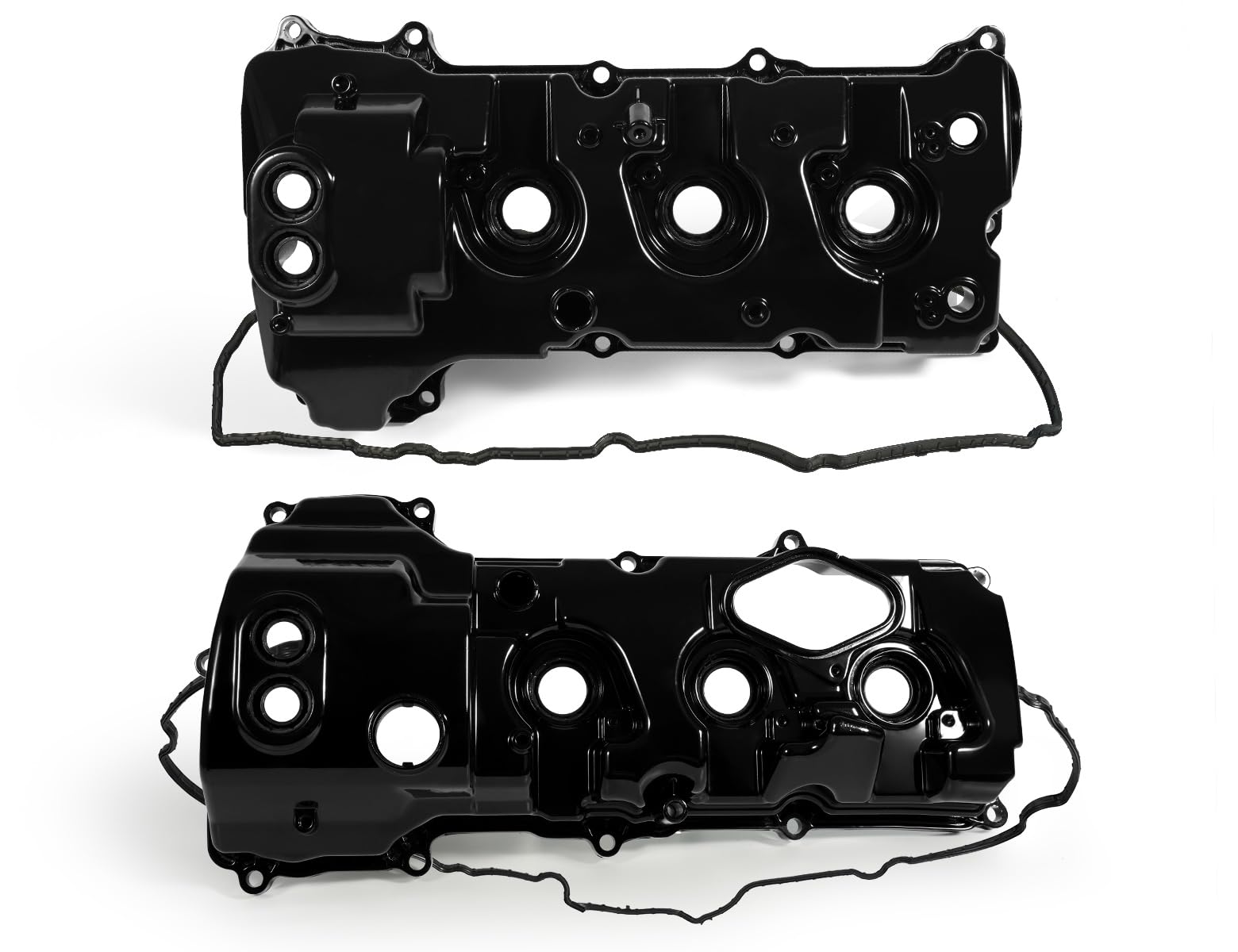 Aluminimun Engine Valve Covers Compatible with 2013-2019 Expedition Ford F-150 Transit-150 250 350 Mark LT Navigator 3.5L Turbo Replacement #BL3Z-6582-H,DL3Z-6582-C