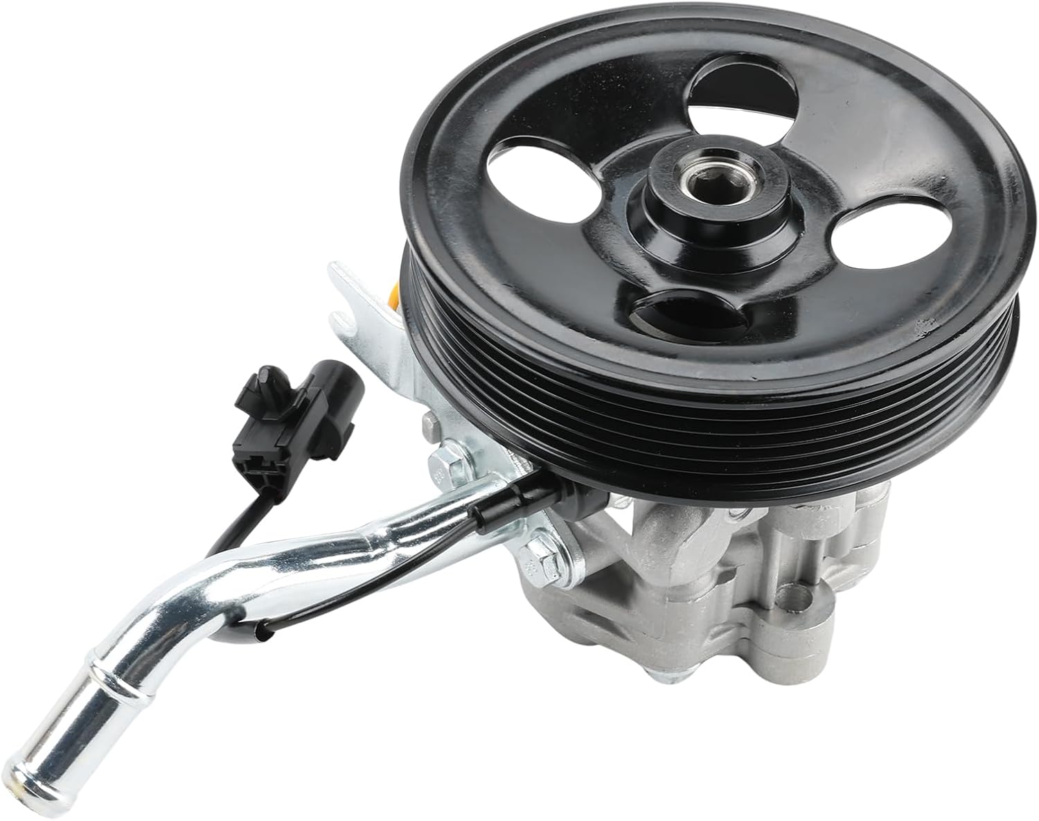 Power Steering Pump with Pulley Compatible with Hyundai Genesis Coupe 2.0L L4 2010 2011 2012 2013, Replacement for 571002M000, 21-504