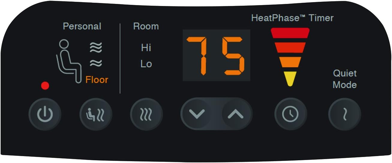 ❤ Crаzу Dеаlѕ Honeywell HeatGenius Ceramic Heater, Black – Easy to Use Space Heater with Multi-Directional Heating, Digital Controls and Programmable Thermostat Bіg Sаlе Honeywell HeatGenius Ceramic Heater, Black – Easy to Use Space Heater with Multi-Directional Heating, Digital Controls and Programmable Thermostat