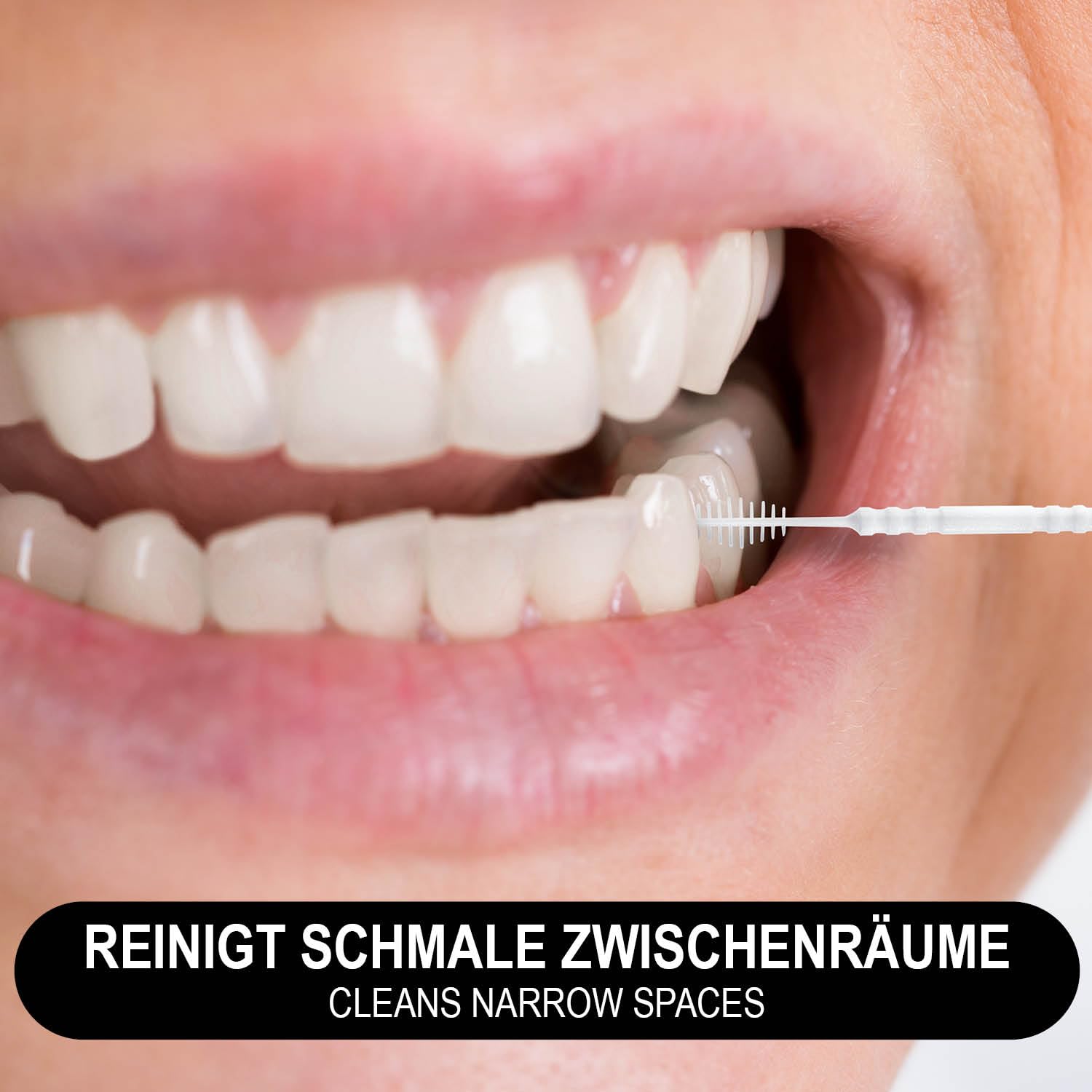 COM-FOUR® 120x Spazzola interdentale, spazzole interdentali con distributore, cure odontoiatriche in viaggio, spazzola per la pulizia dei denti (120 pezzi - in un distributore)