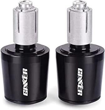Motorcycle Handle Bar End Weight Handlebar Grips Cap Anti Vibration Silder Plug for S-uzuki Gixxer 150sf 250sf 155 Accessories,Black