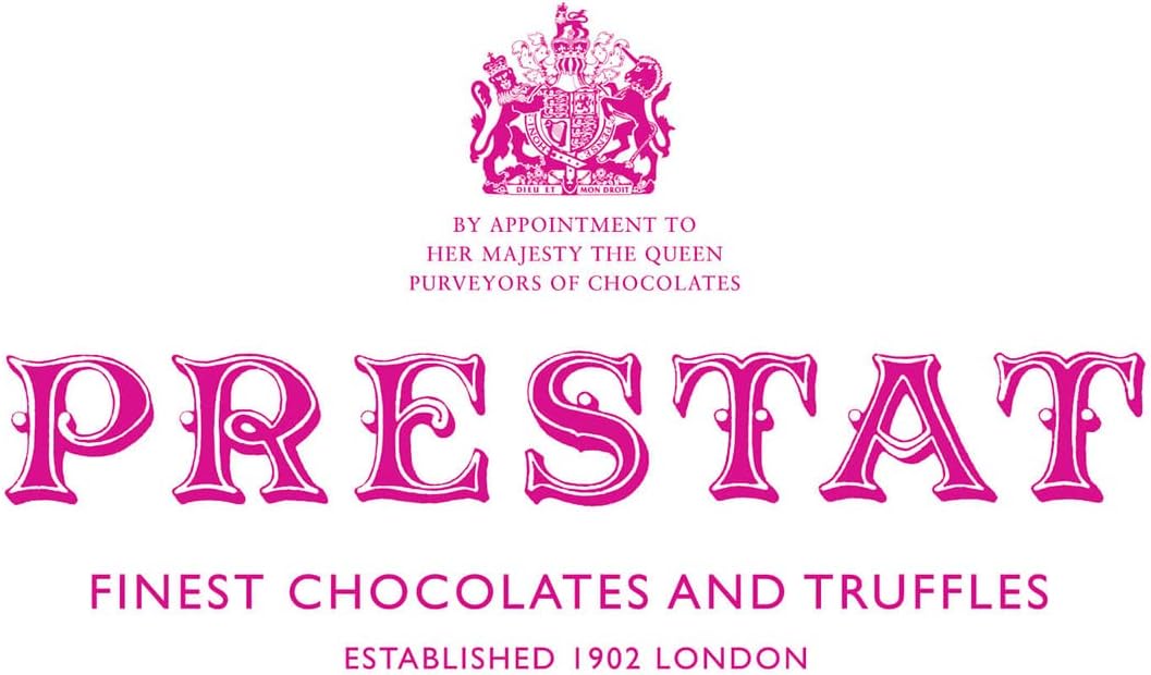 Prestat Dark Chocolate and Sea Salt Caramel Truffles in Box, 175 Grams / 6.1 Ounces