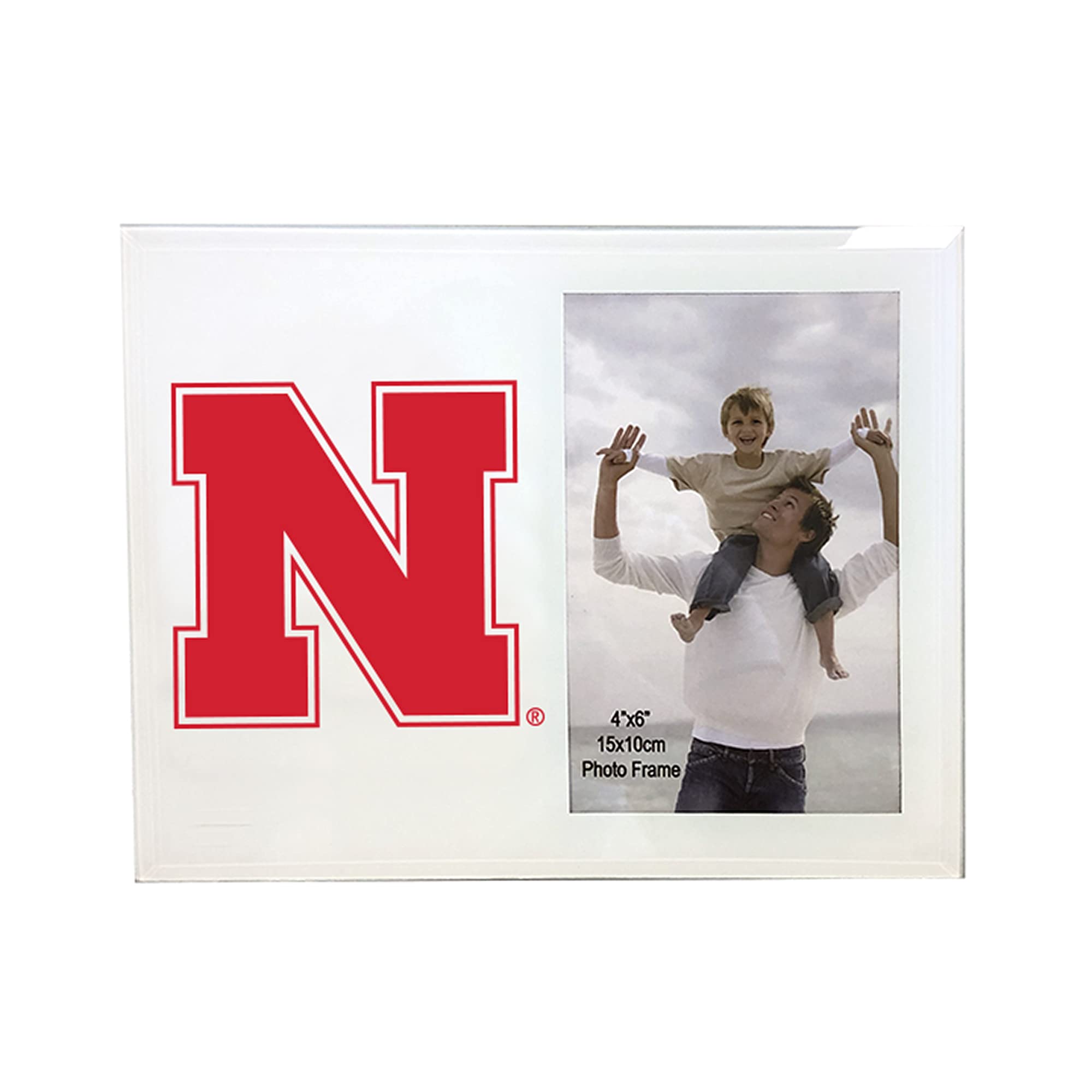 The Fanatic Group University of Nebraska Cornhuskers 4 x 6 Glass Photo Frame