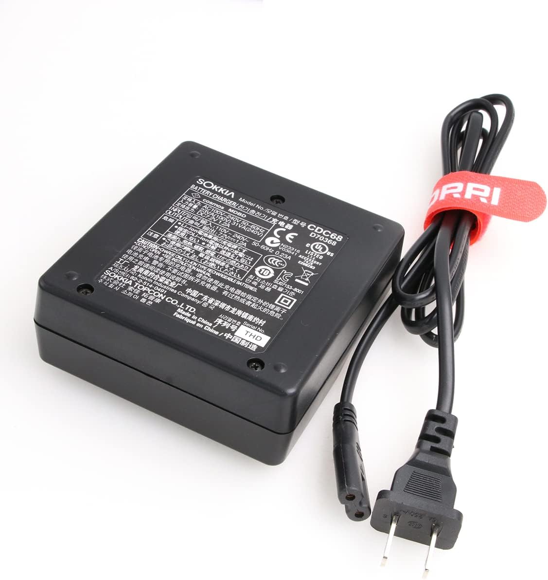 DRRI Dual Charger CDC68 for Sokkia BDC48 BDC46 BDC58 BDC70 Battery ES/PS/OS and FX/CX/SX/DX GRX1, GRX2 Total Station