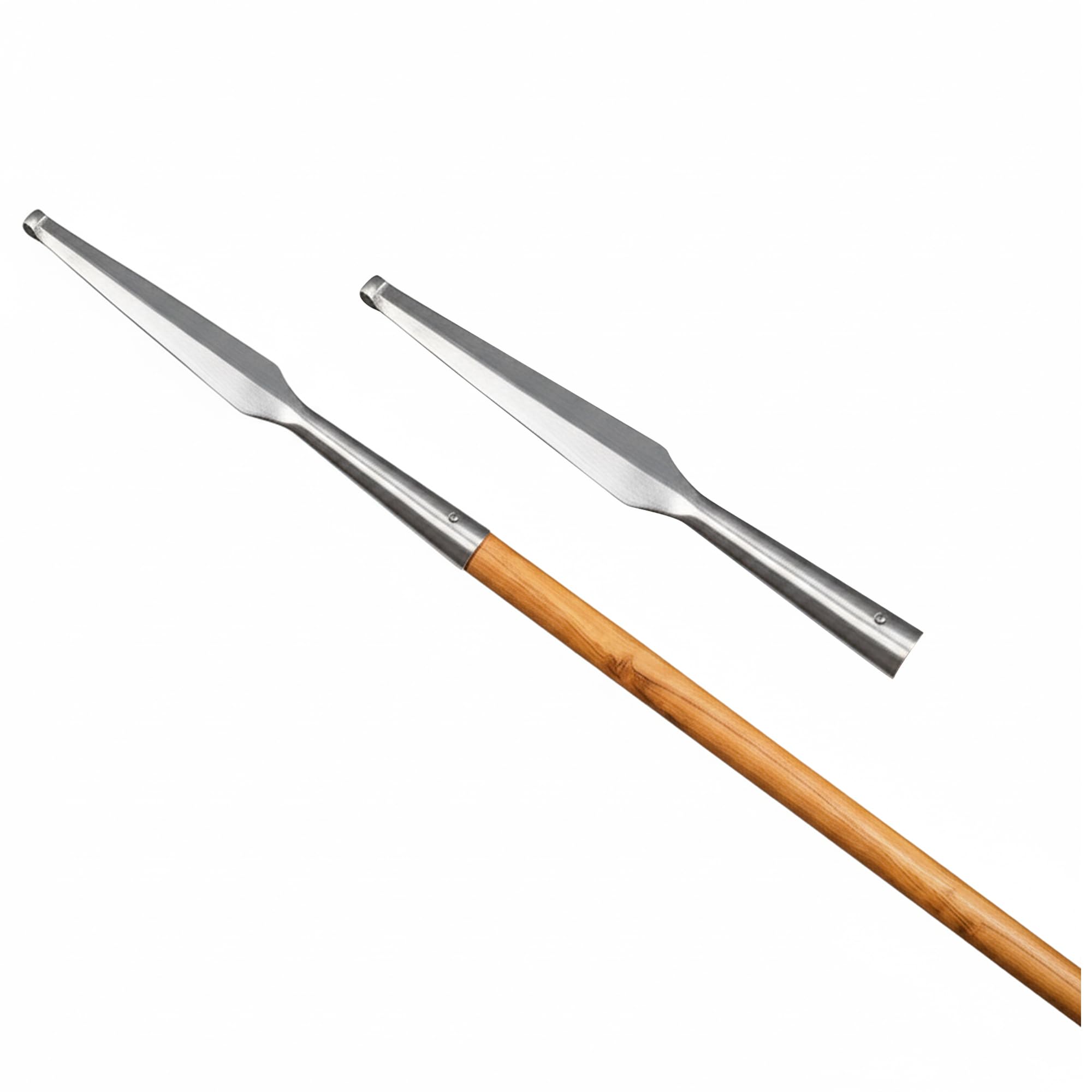 Medieval Spear Head Hand Forged from Carbon Steel Functional Viking Spearhead Combat Battle Ready Armor Hunting Lozenge Throwing Spearhead LARP SCA