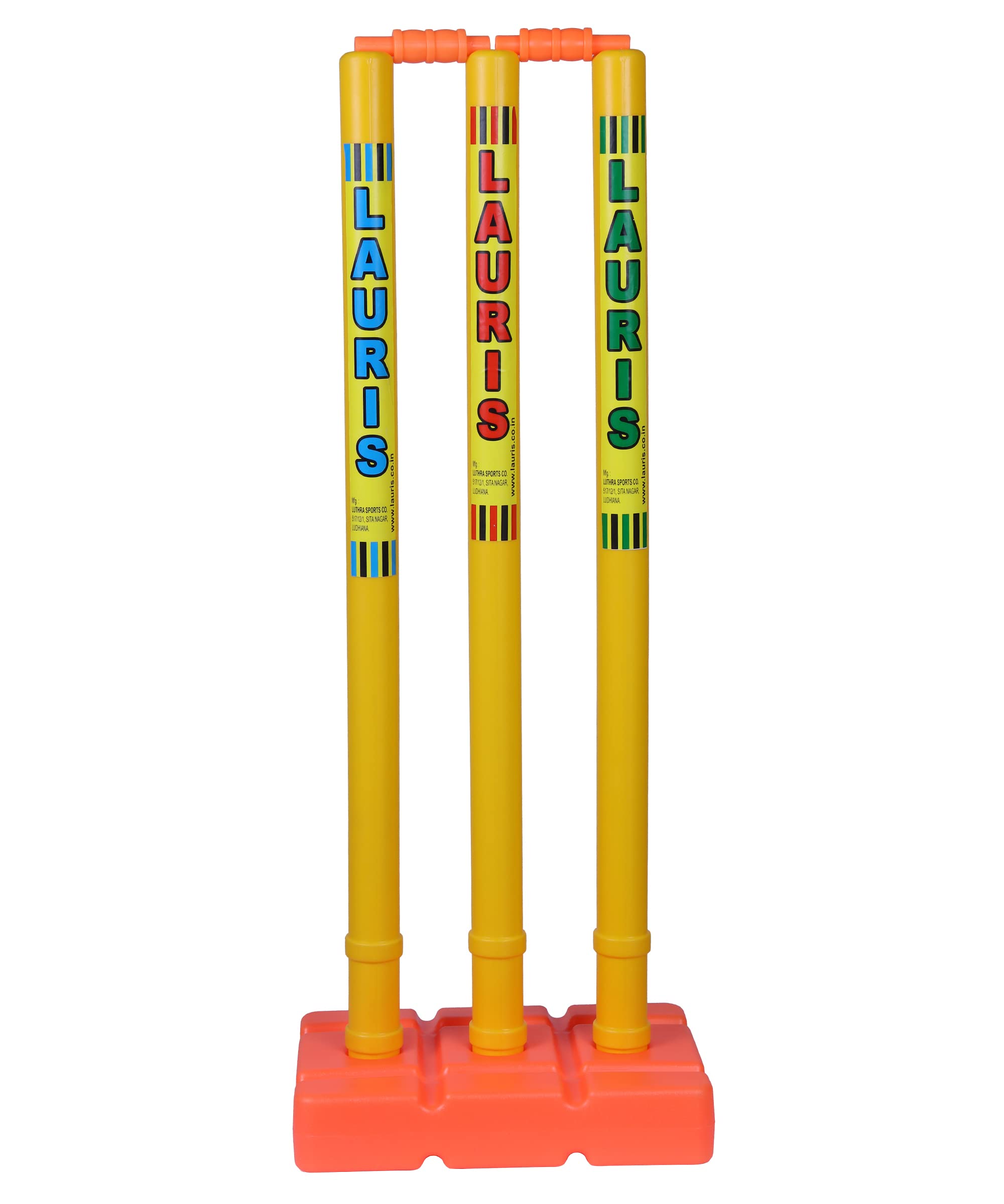 Lauris Cricket Plastic Wicket Stumps Set with Stand Base Full Size for Holding 3 Large Size Wickets Stumps for Kids Boys Adults Size 30 Inches with 2 Bails Gullies 1 Base Made of Hard PVC Plastic (B09JM7JLFK) Amazon Price History, Amazon Price Tracker
