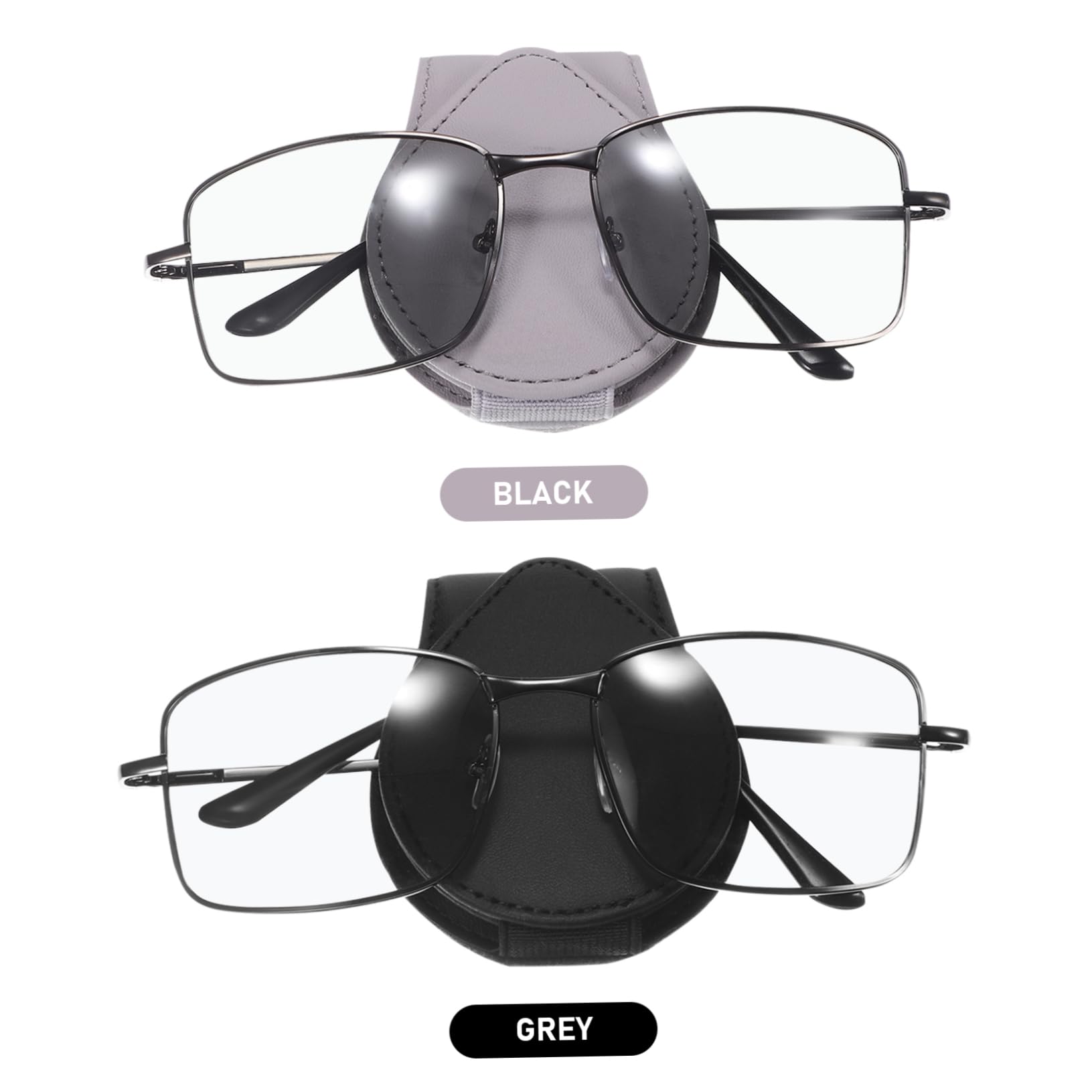 iplusmile 6stücke Auto Brillenhalter Für Sonnenbrillen Universeller Brillenfixierer Mit Magnetfunktion Für Sonnenblende Schützt Brillen Vor Kratzern Und Verlust Passend Für