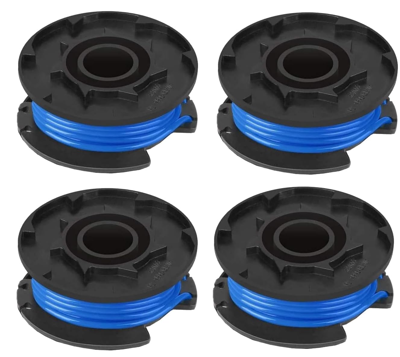 4PCS String Trimmer Replacement Spool for Ryobi One+,String Trimmer Replacement for Ryobi 18V 24V 40V One+ AC14RL3A Olt1832 Rac124