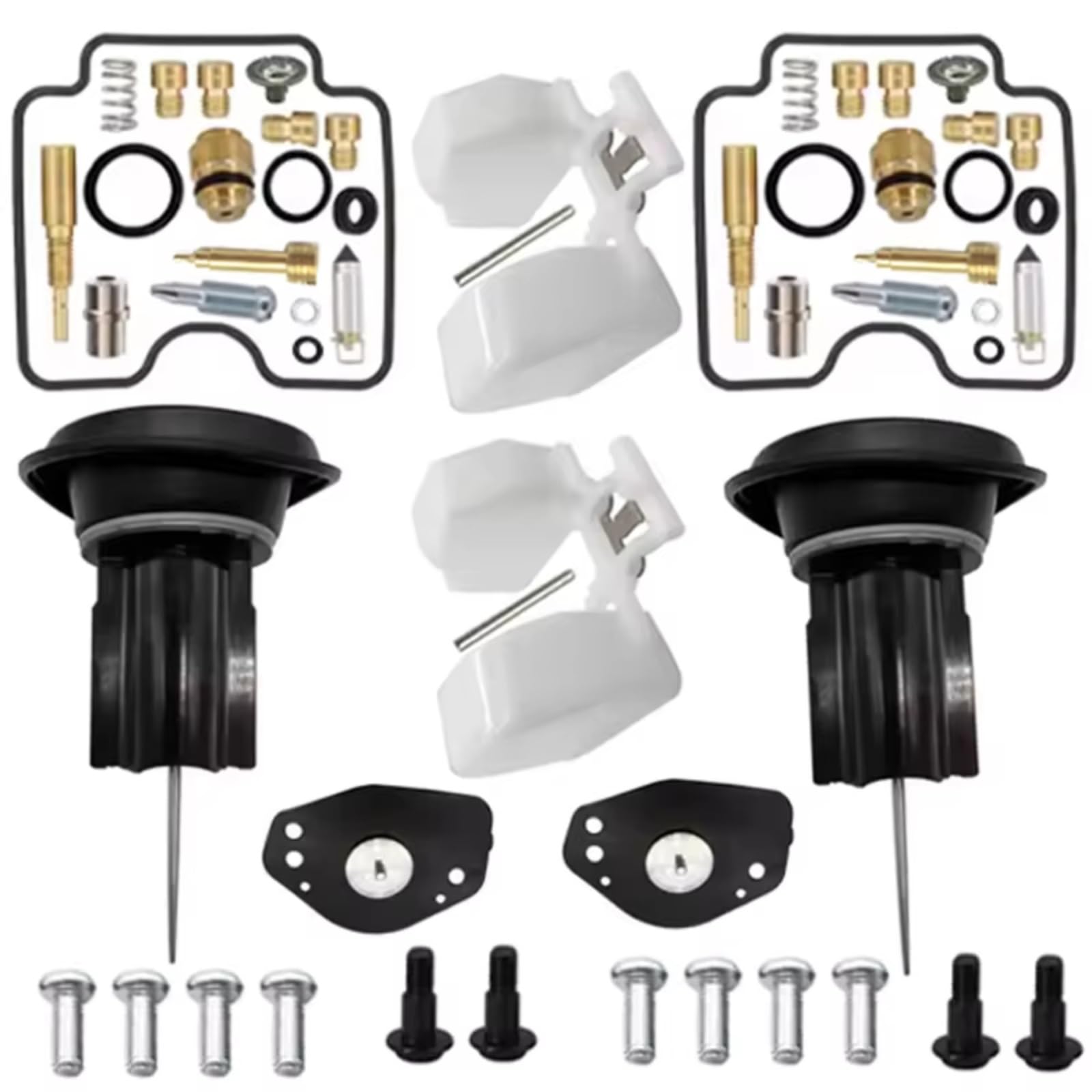 Kit De Reparación De Carburador De Motocicleta para Yamaha XVS1100 1999-2006 Xvs 1100 Flotador De Diafragma De Émbolo Kit de ReconstruccióN Carburador(Set 2)