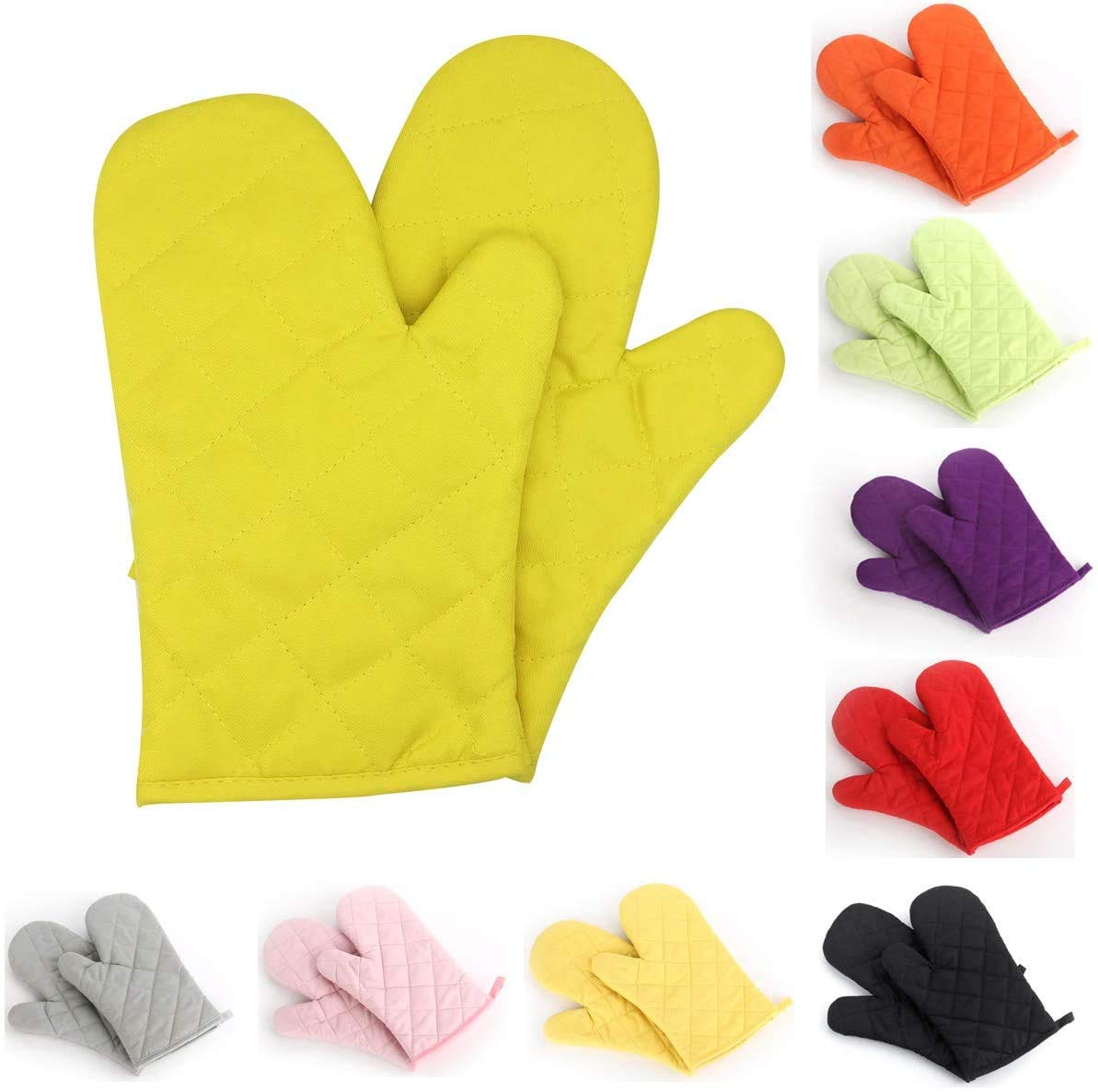 Voarge Oven Gloves, Heat Resistant Oven Gloves, Thickened Heat Resistant Oven Gloves, Pot Holder - Image 3