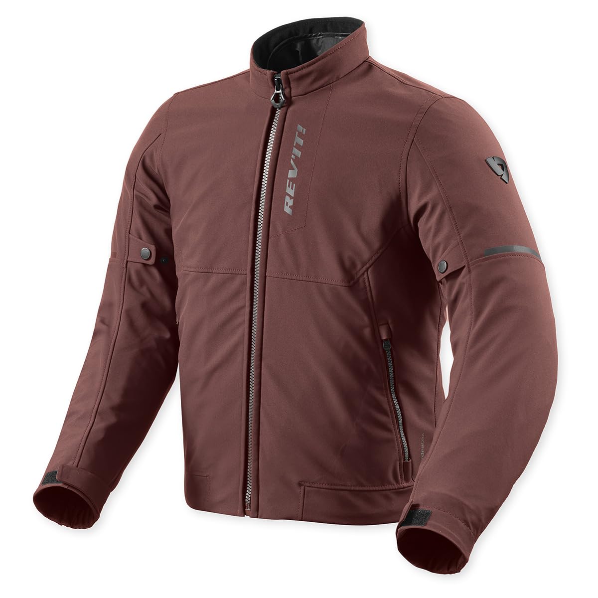 REV'IT! Revit Shade 2 H2O impermeabile Giacca tessile moto, borgogna, 2XL