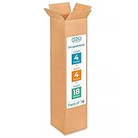 Vista 231 de IDL Packaging Cajas para envío de cartón corrugado cúbicas de 10 pulgadas de largo x 10 pulgadas de ancho x 10 pulgadas de alto (paquete de 5)