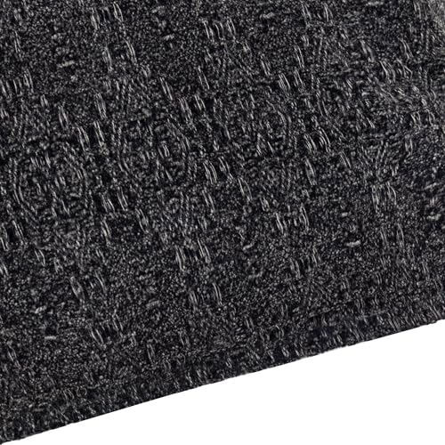 Coussin garnissage polyester noir jacquard Ramas 40x60cm pour canapé - 5
