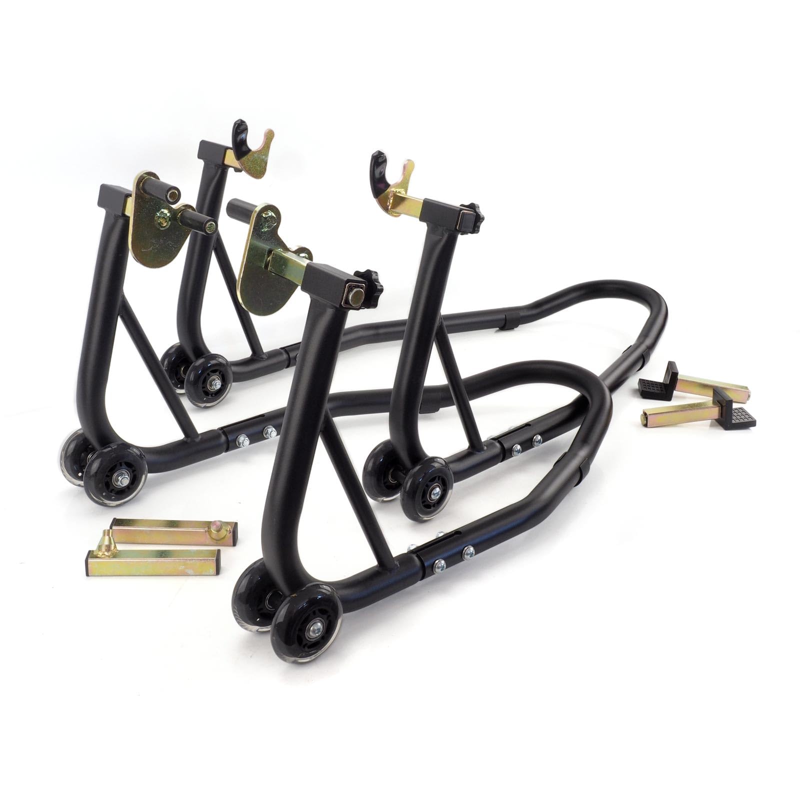 Motorrad Montageständer Set Vorne und Hinten