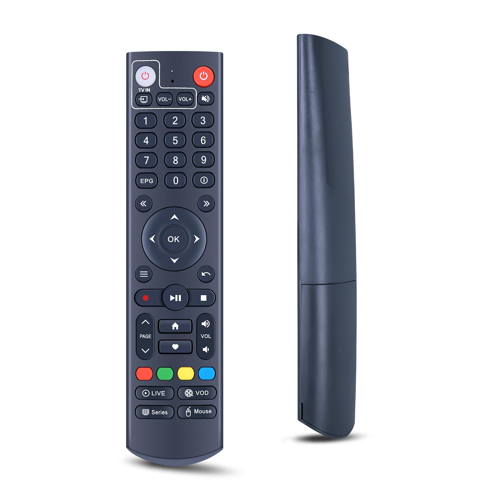 Télécommande de rechange pour XSARIUS Android Pure 4K | Pure 2 | Avant 5G | 2 | 2+ | 2+ Ultra