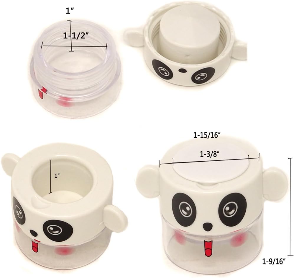 Pill Grinder yueton Vitamin and Tablet Crusher with Pill Container for Kids Elder and Pets